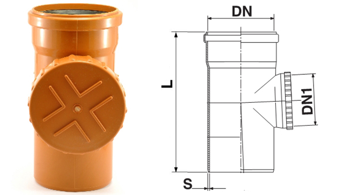 Ревізія 110 мм, ПВХ, VALROM